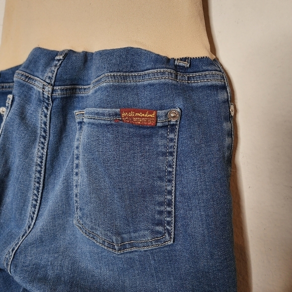 7 for all mankind maternity jeans.  Size 28 - Picture 5 of 12